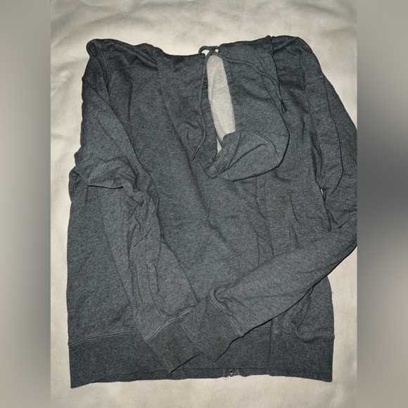 M&M Grey Zip Up Hoodie Size xl - Picture 3 of 5